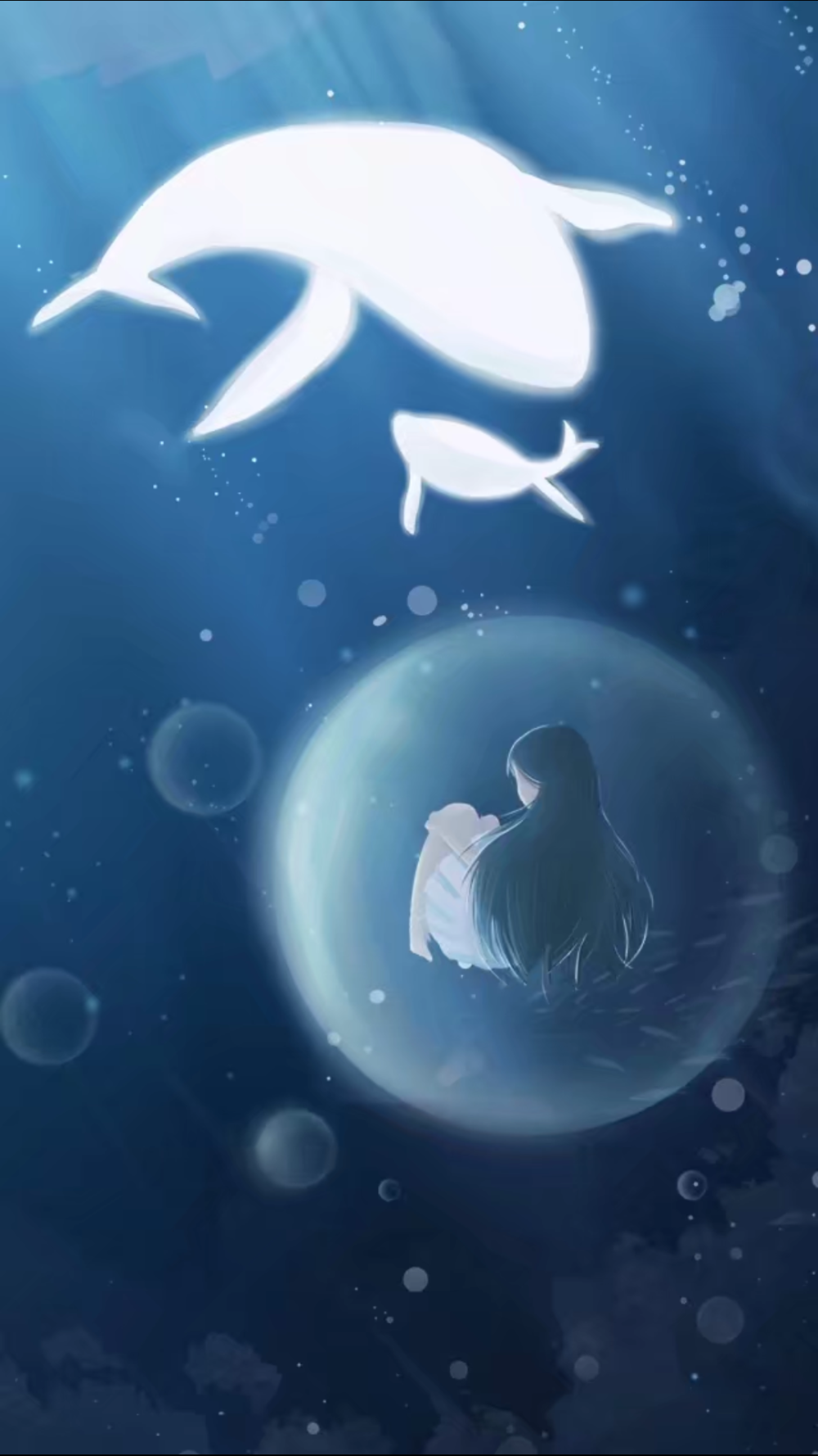 2021超好看的壁纸,好看的精美壁纸 手机壁纸|星空特辑第18期 星空下唯美背影 by:b站盐泽 2021年6月28日