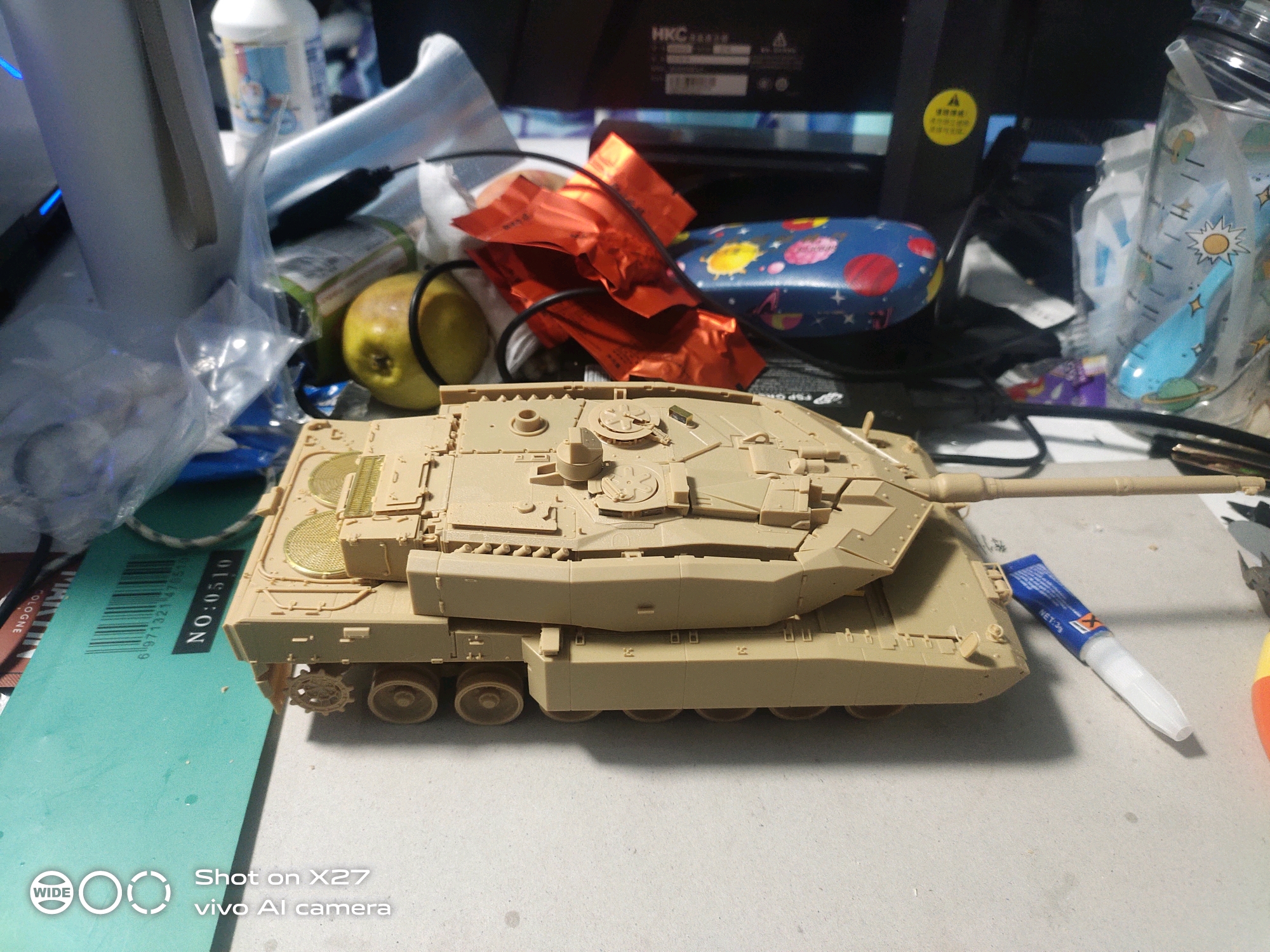 meng 1/35 德国豹2a7 主站坦克制作