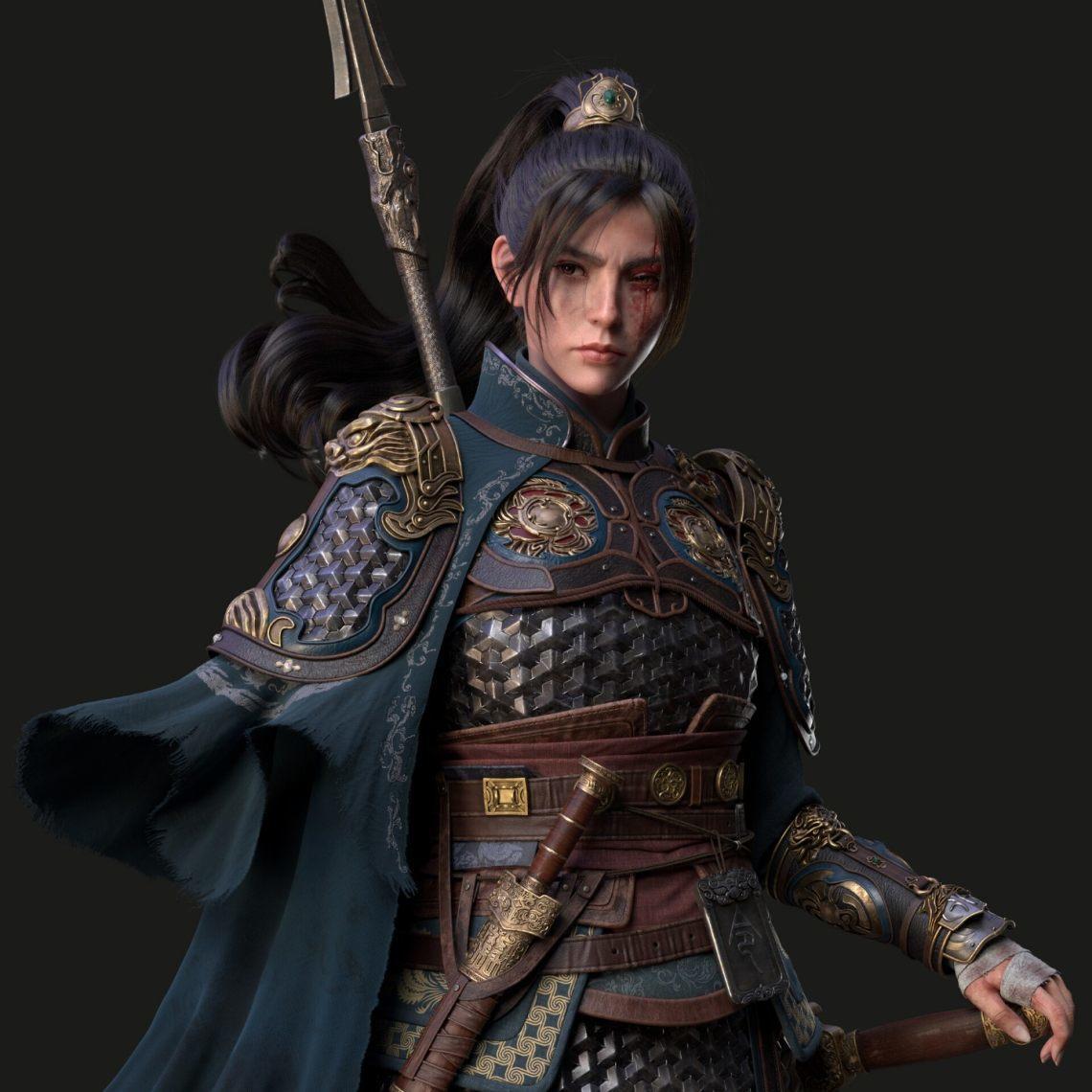 cg设计师 c tang 的古代女战士作品
