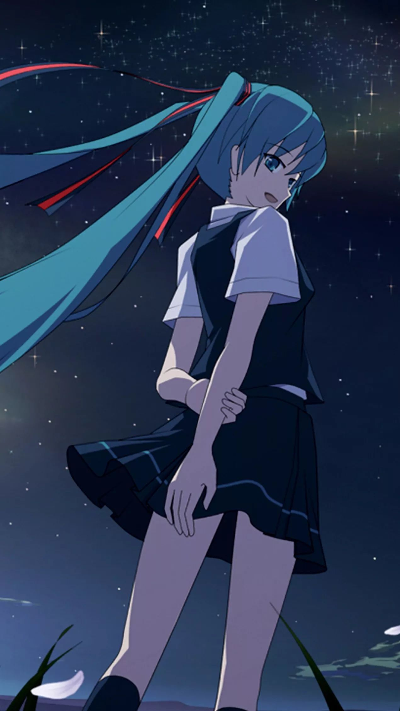 手机壁纸初音未来特辑14周年快乐byb站盐泽2021年8月31日