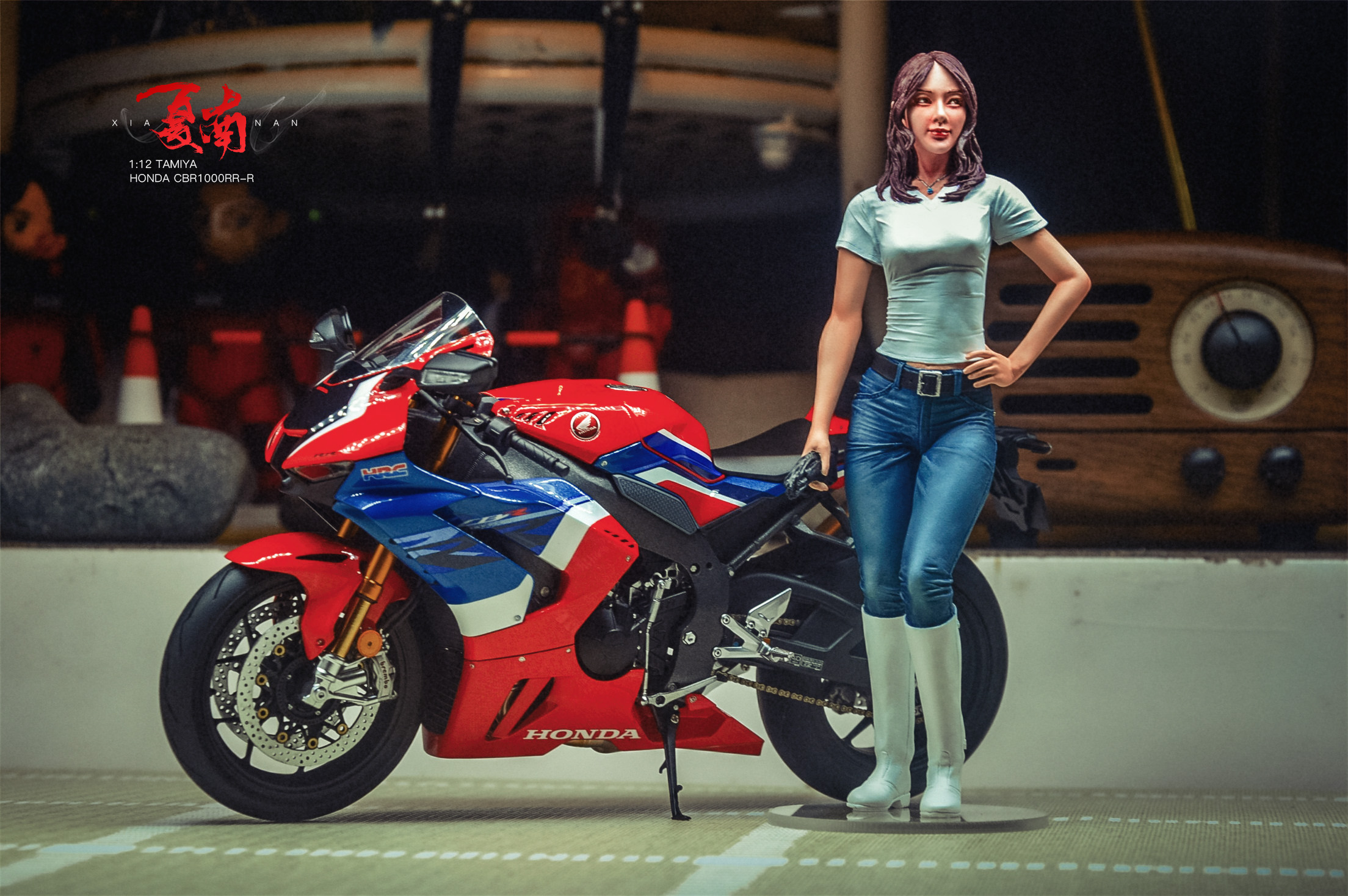 田宫1:12 本田 cbr1000rr-r 火刃摩托车