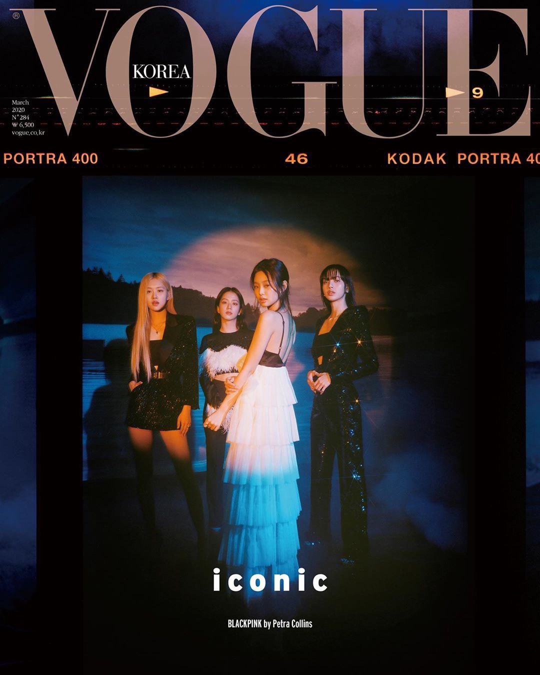 &《vogue》韩版三月刊,成为首个登封的女团,双团封四单封也是史无前例