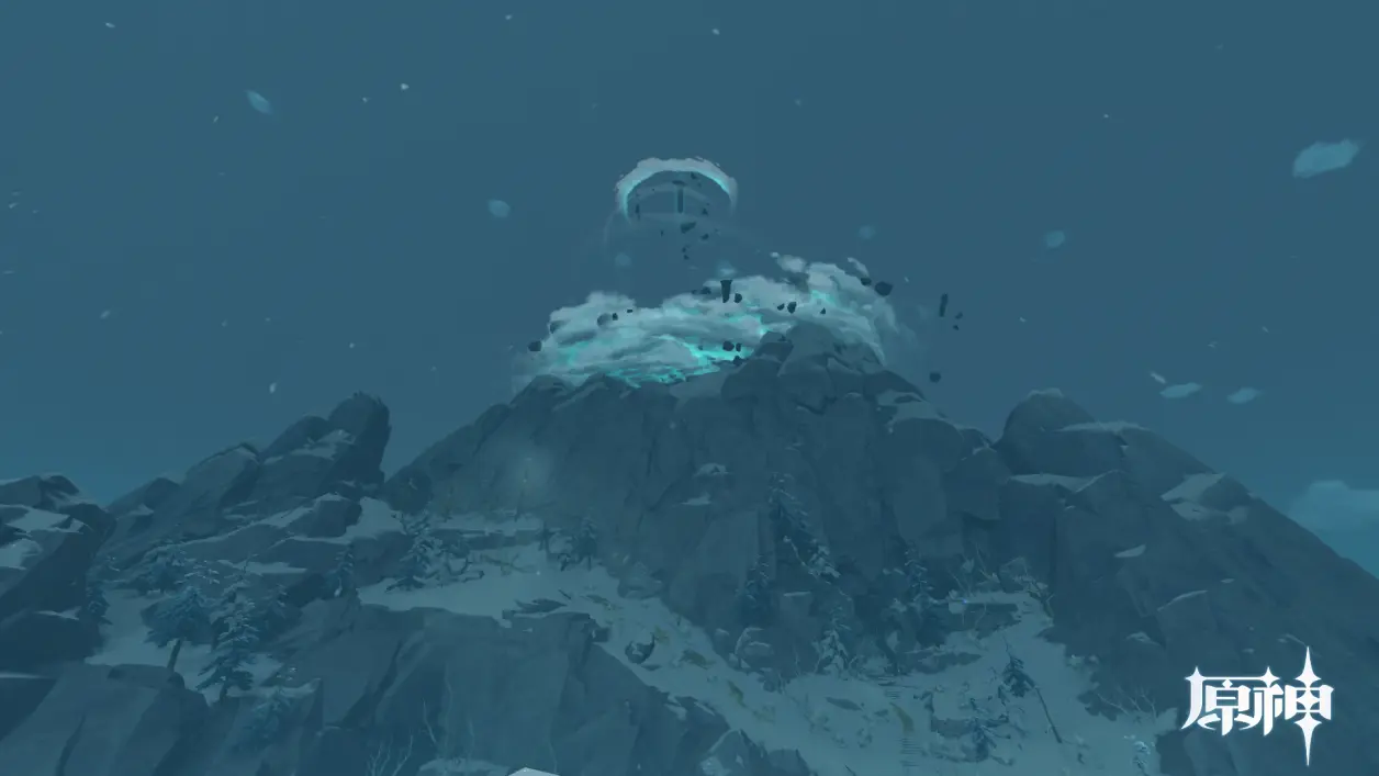 原神雪山图