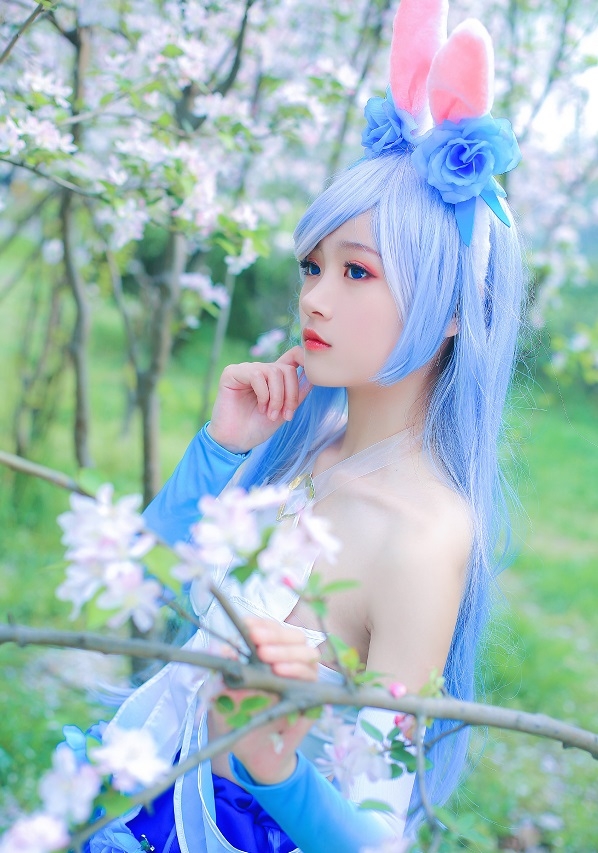 不露声色的阿离 王者荣耀/公孙离原画&花间舞cosplay>