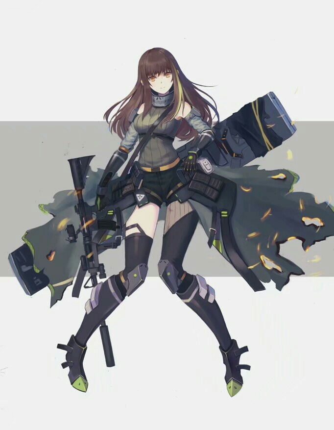 少女前线同人图:m4