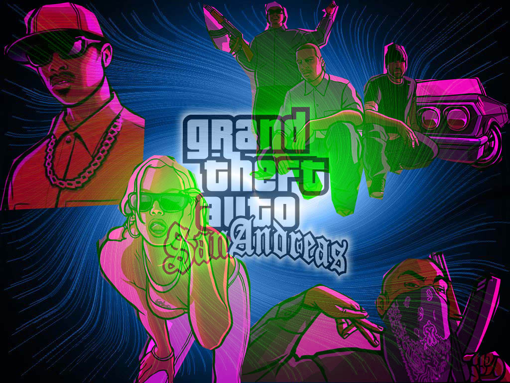 gta-sa[侠盗猎车手:圣安地列斯]-同人艺术画①-全收集