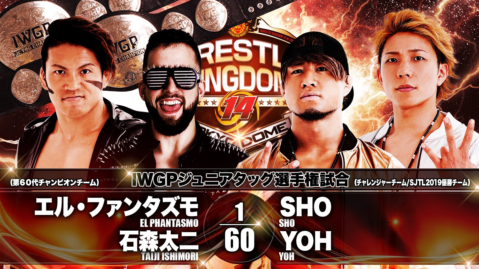 njpw wrestle kingdom 14 卡司
