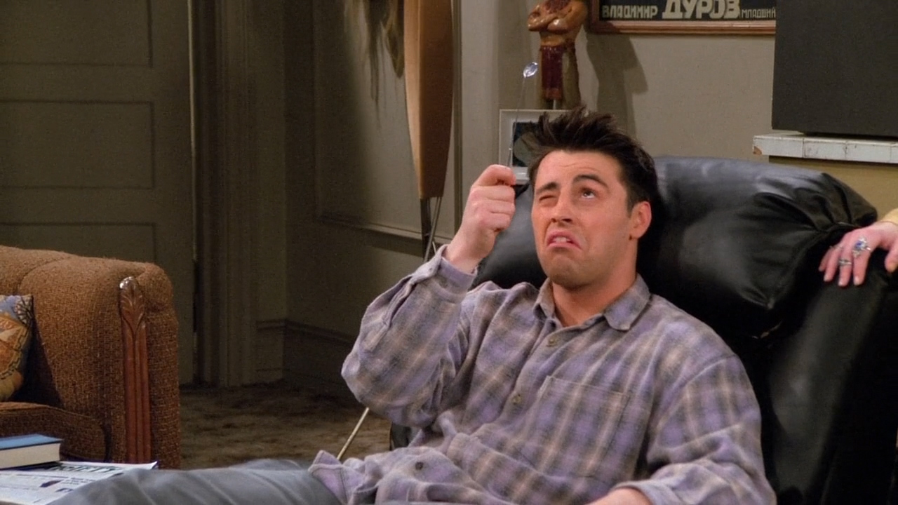 ross: hey. chandler, joey, and phoebe: hey.
