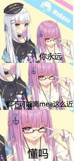 mea和aqua的表情包