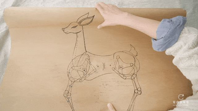 如何制作一只奔跑的山谷小鹿丨机械木作automata研究