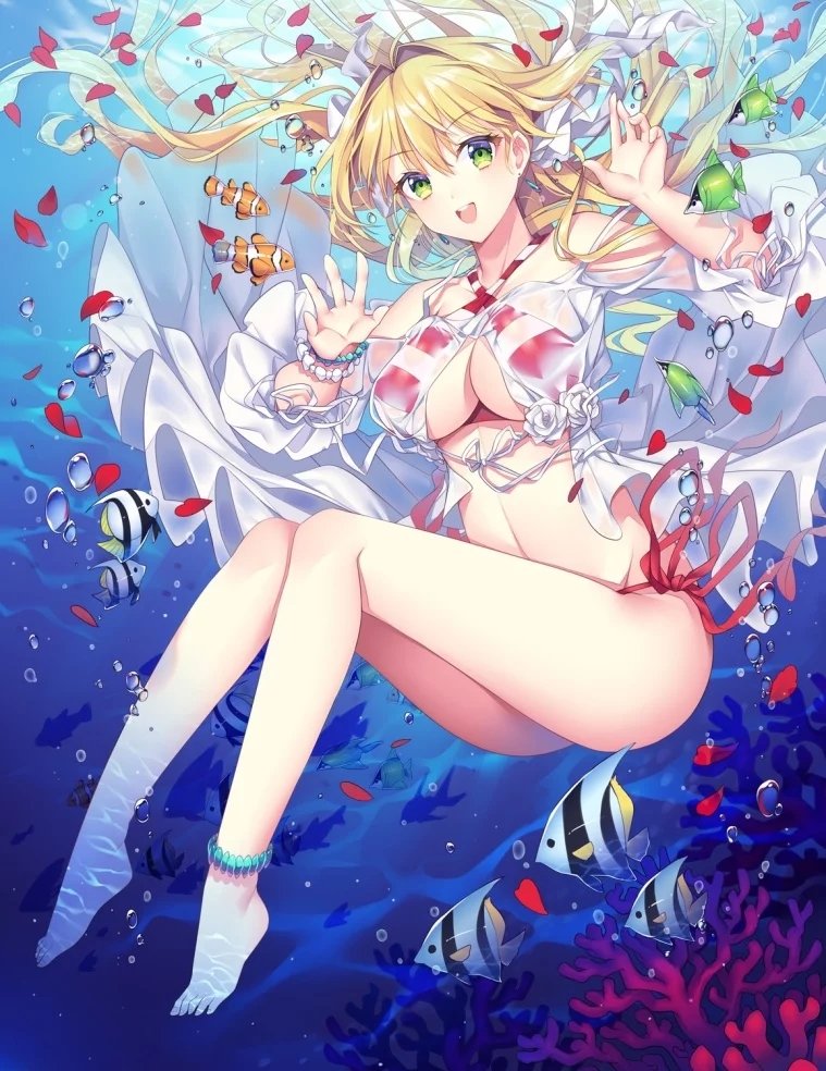 fategrandorder尼禄克劳狄乌斯花嫁