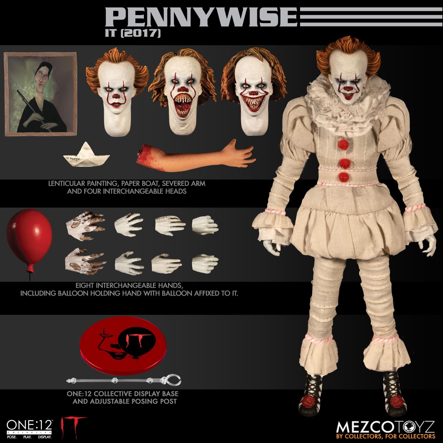 mezcotoyzone12系列小丑回魂2017112佩尼怀斯公布