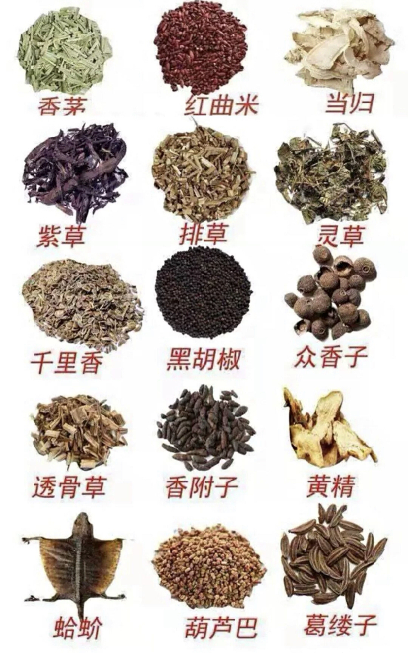 中草药的香料详细介绍特点与作用功效