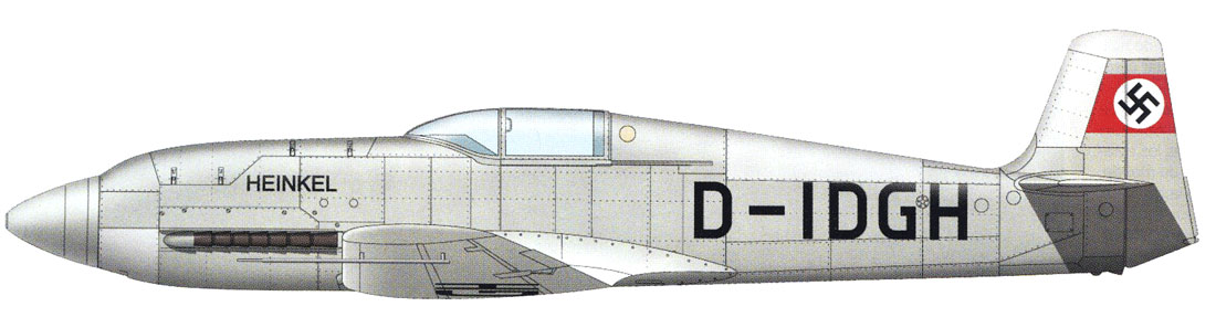 二战德国亨克尔he 100战斗机(heinkel he 100)