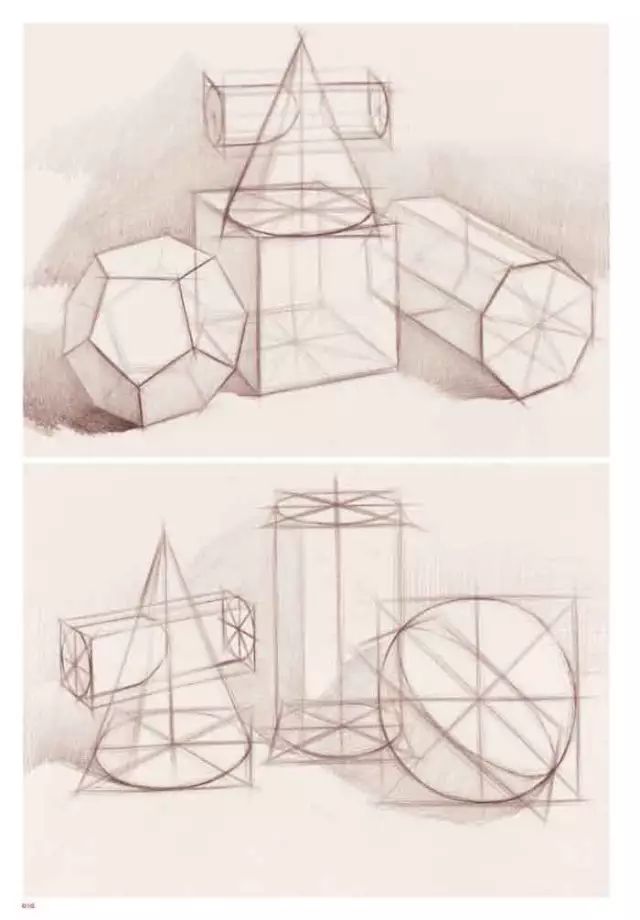 绘画的必学课程:石膏几何体的结构