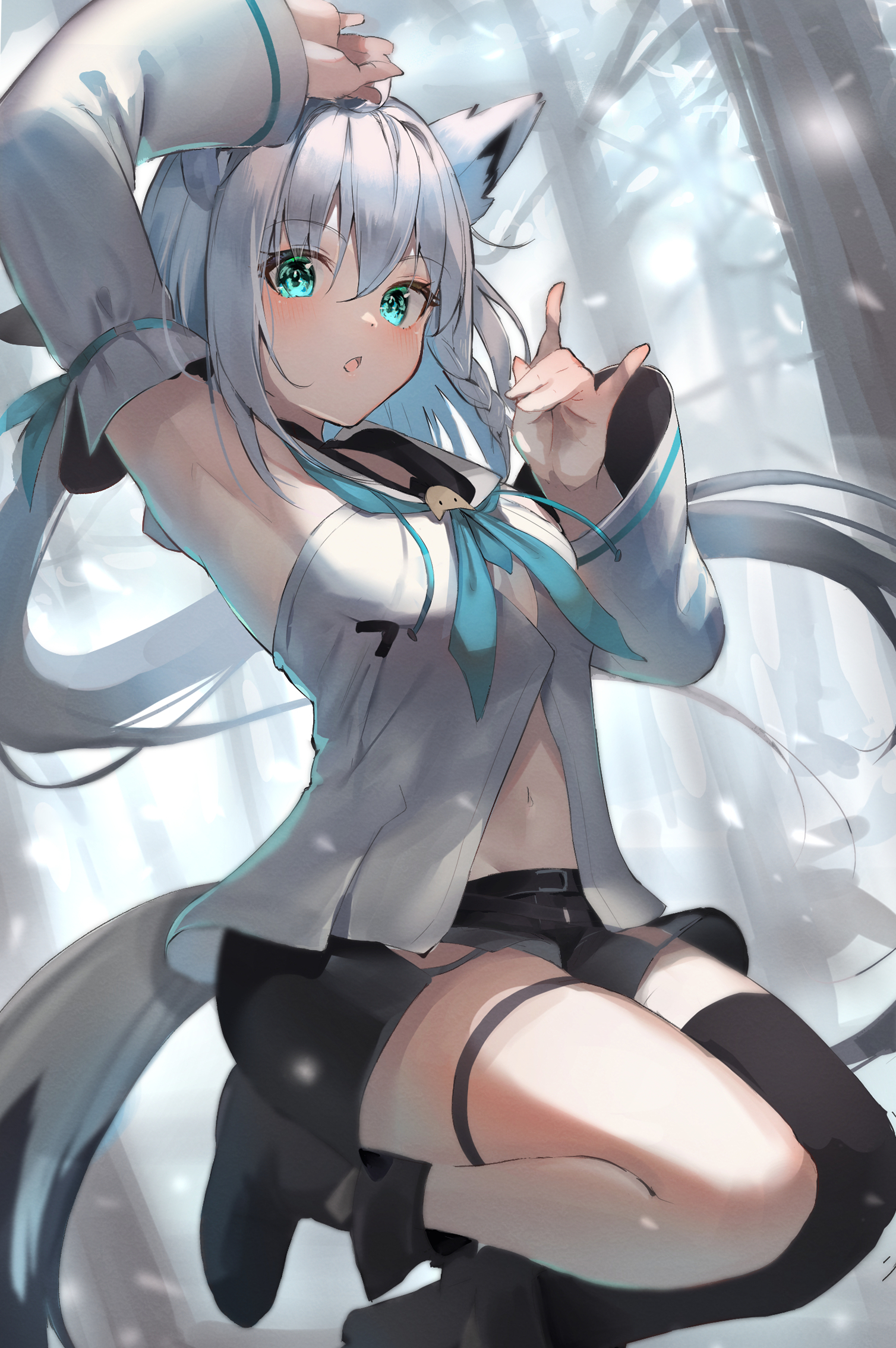 超可爱的动漫少女兽耳高清壁纸第213期