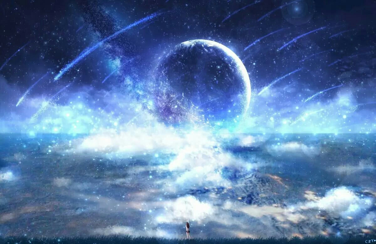 月夜 星空