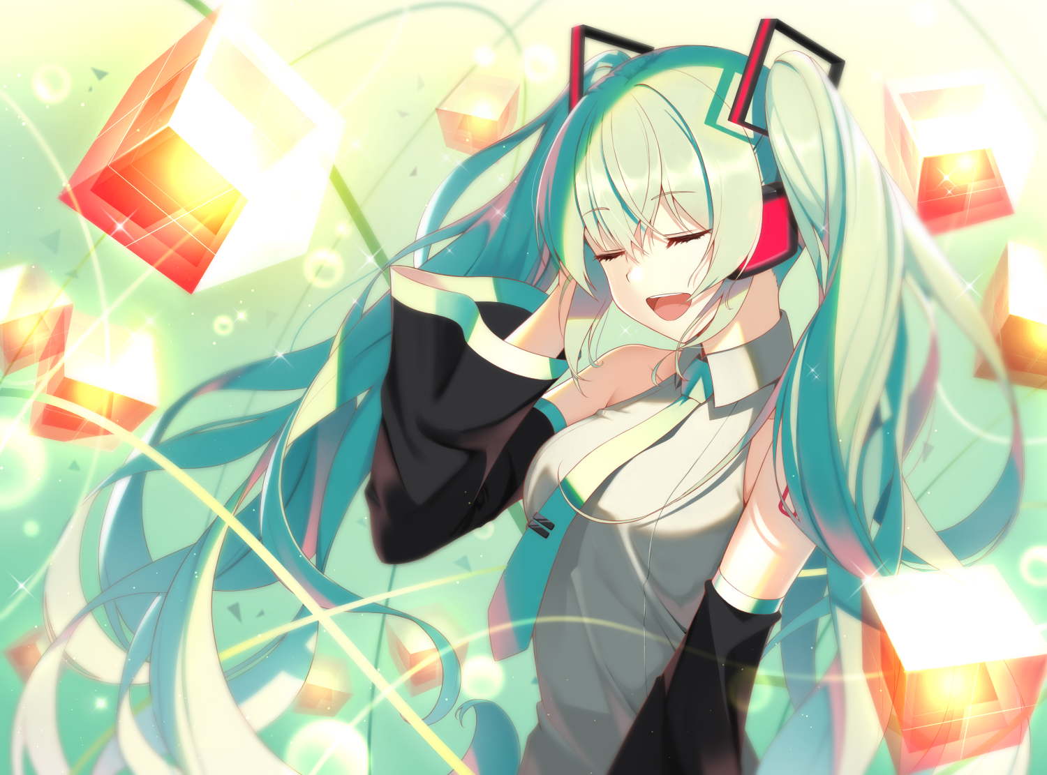 【美图壁纸分享】初音未来生日贺图