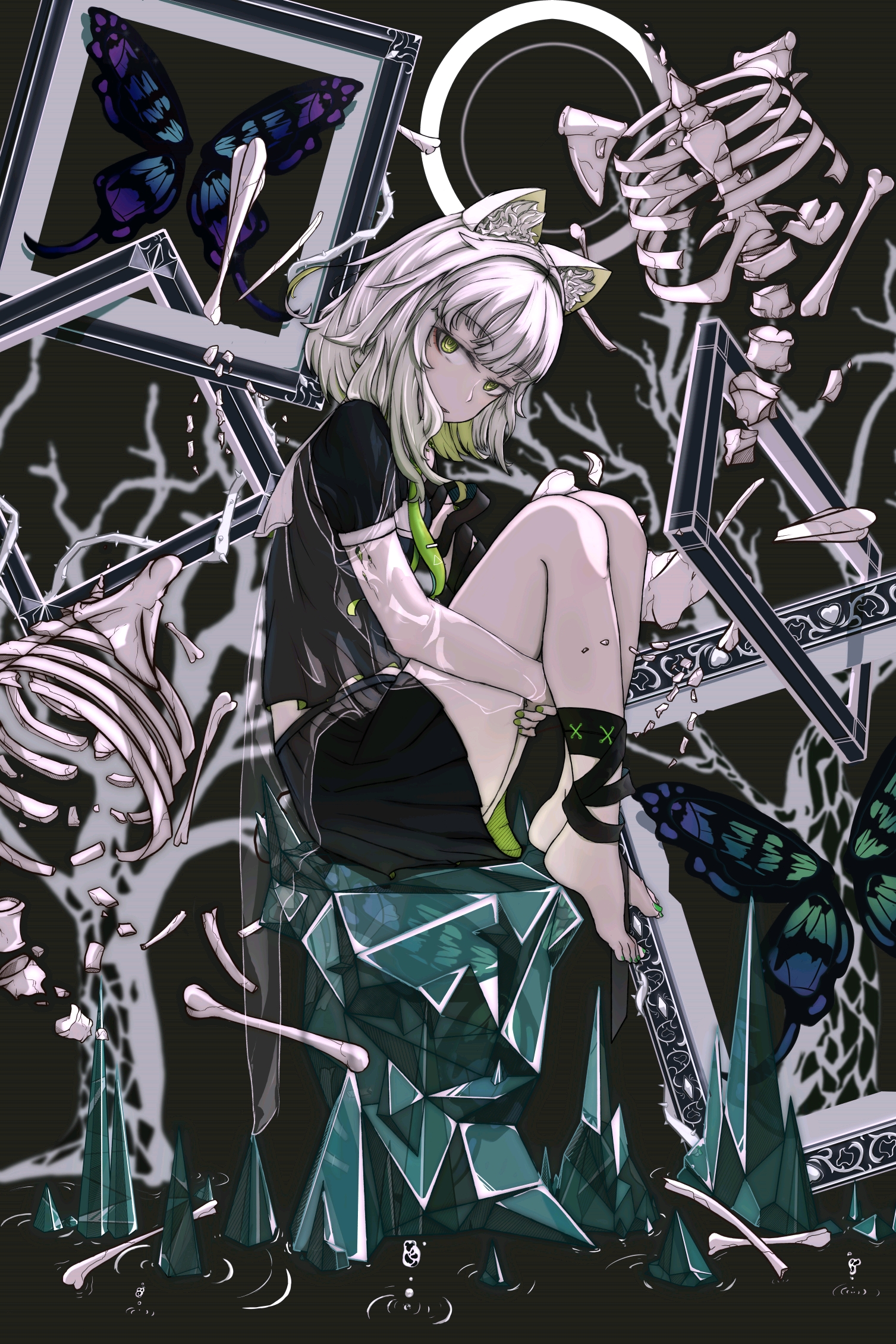 明日方舟 凯尔希 p站同人图