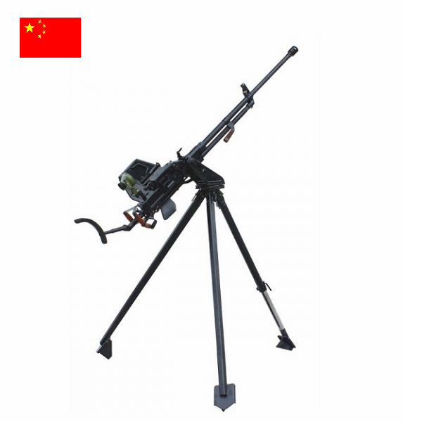 cs/lm3型重机枪的三脚架是一种高平两用型的弹性三脚架,全架重17.