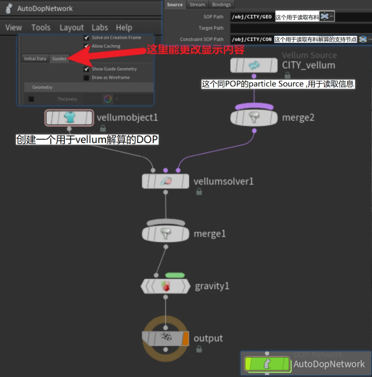 Houdini Vellum Constraints