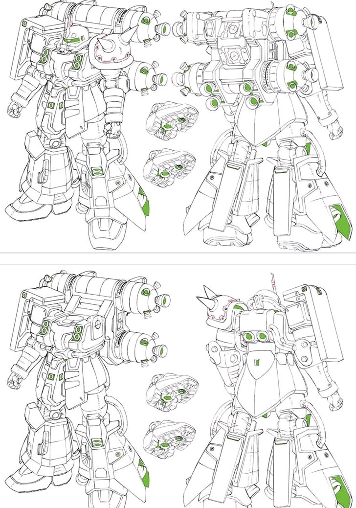 雷霆宙域 ms-06r high mobility type"psycho zaku"