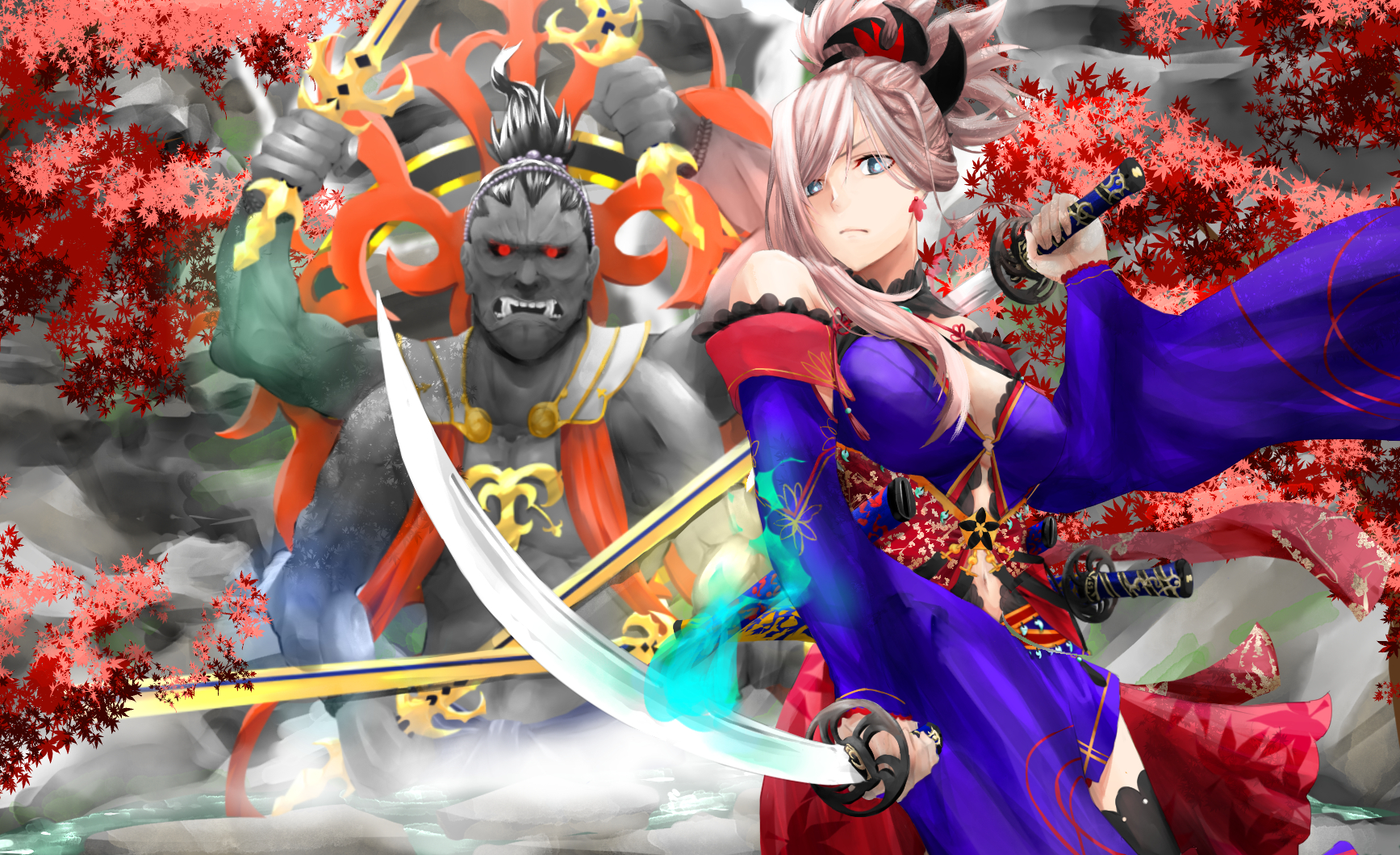 【fate系列壁纸】宫本武藏 p站超高人气分享