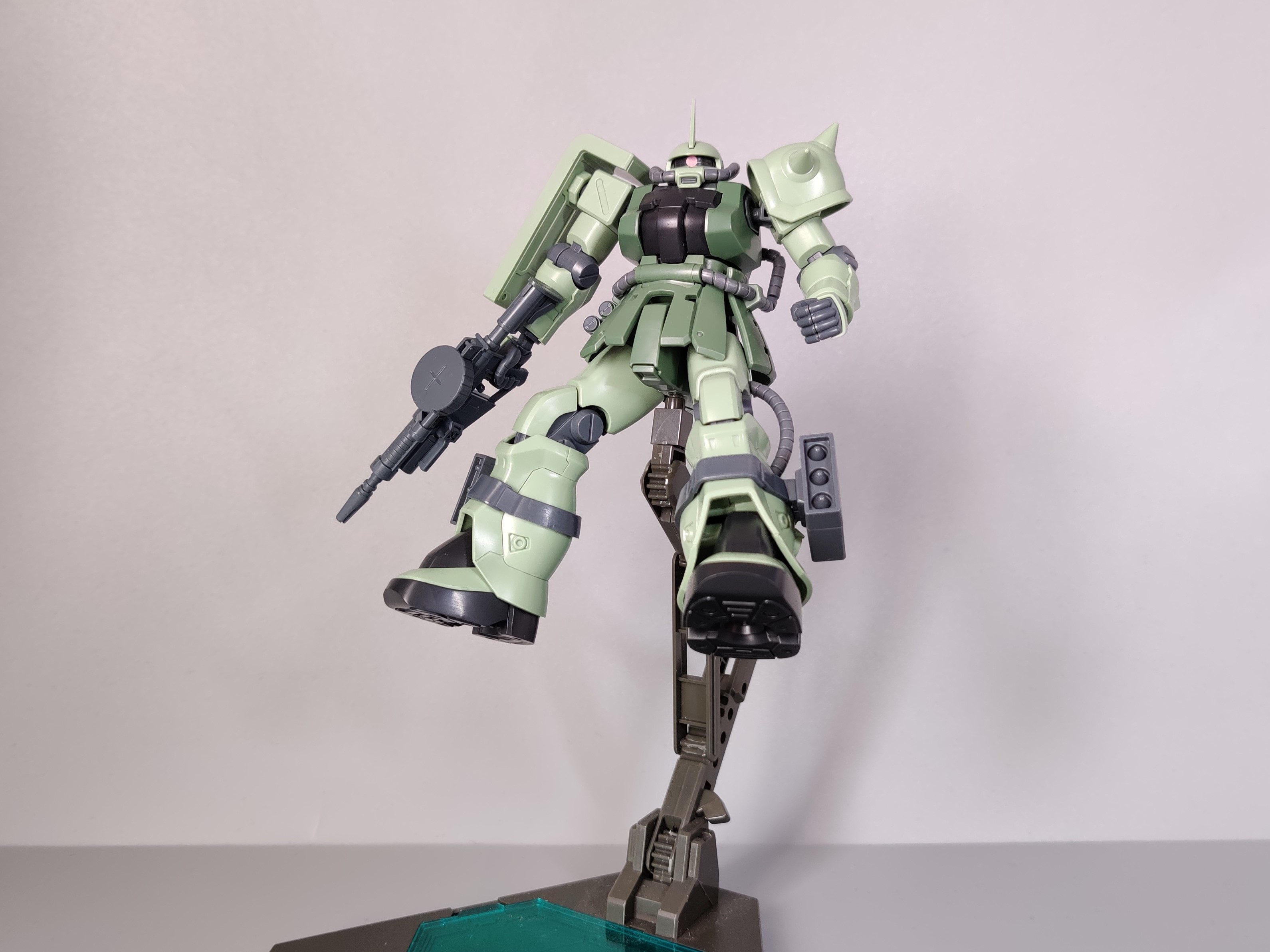 hguc序列的扎古2精品 zaku2 f2 素组把玩 哔哩哔哩