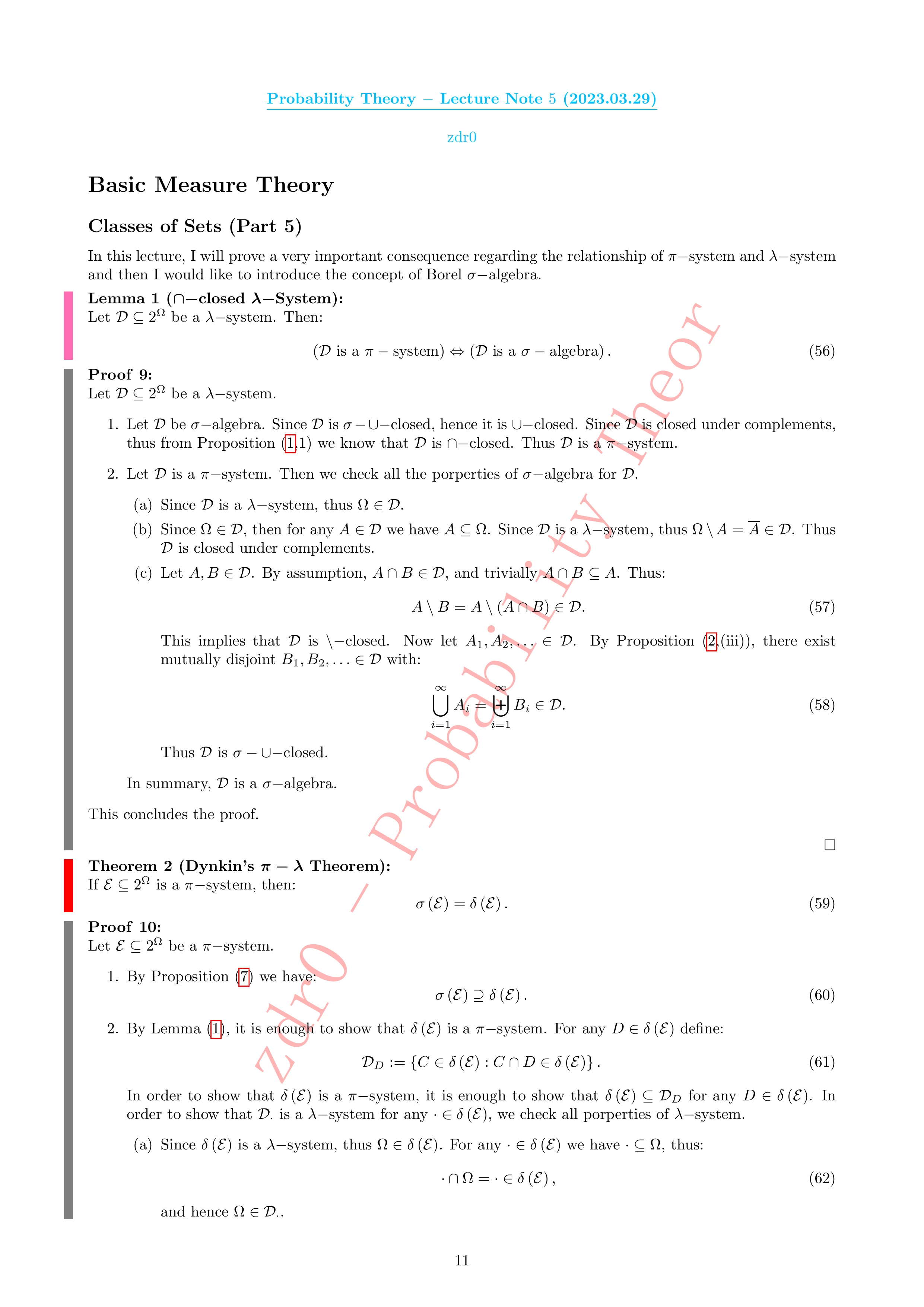 概率论 Lecture Note 5 哔哩哔哩