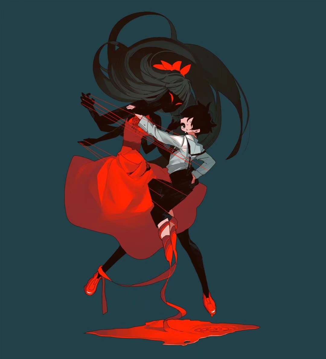 暗系插画!#病娇向