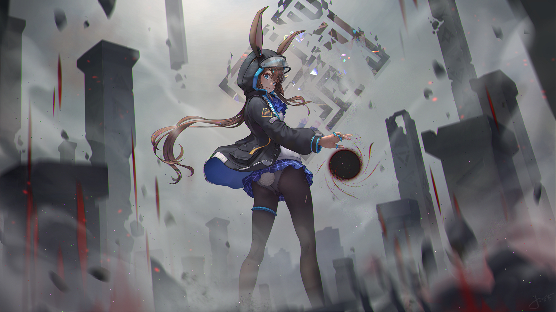 【明日方舟 美图合集】阿米娅这小尾巴太可爱啦!