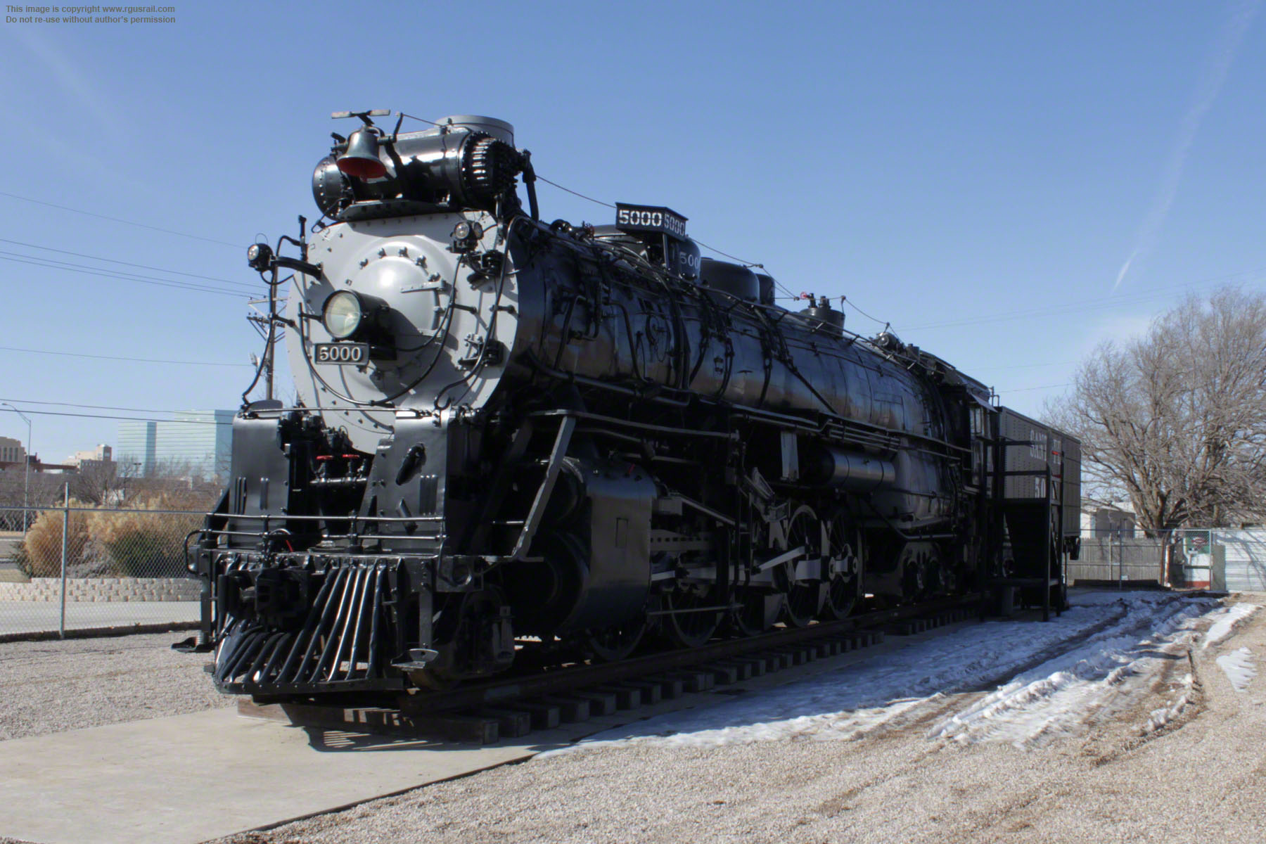 【科普】"德克萨斯"美国艾奇逊-托皮卡和圣达菲铁路5000型蒸汽机车