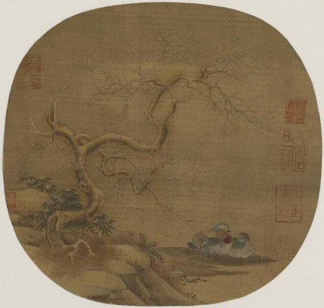 适应宫廷趣味的富贵典雅式宋代小品画发展出现的风貌特征之一