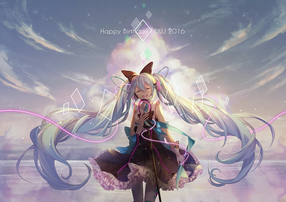 初音未来(初音ミク/hatsune miku),是2007年8月31日由crypton future