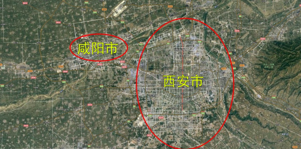 二,西安与咸阳合并