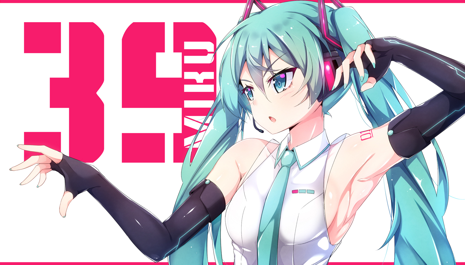 二次元动漫壁纸 p站美图分享 257《初音》(长按点赞一键三连)