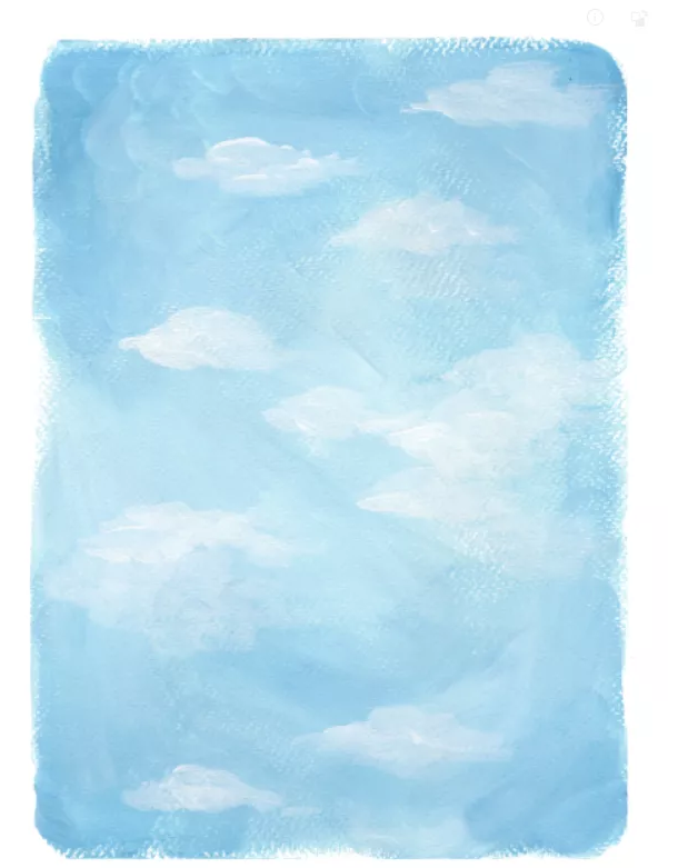 【22】1g的丙烯画天空背景素材,一键替换天空