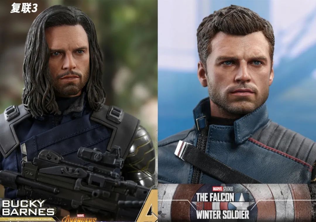 而这也是ht第一次推出冬兵的短发头雕