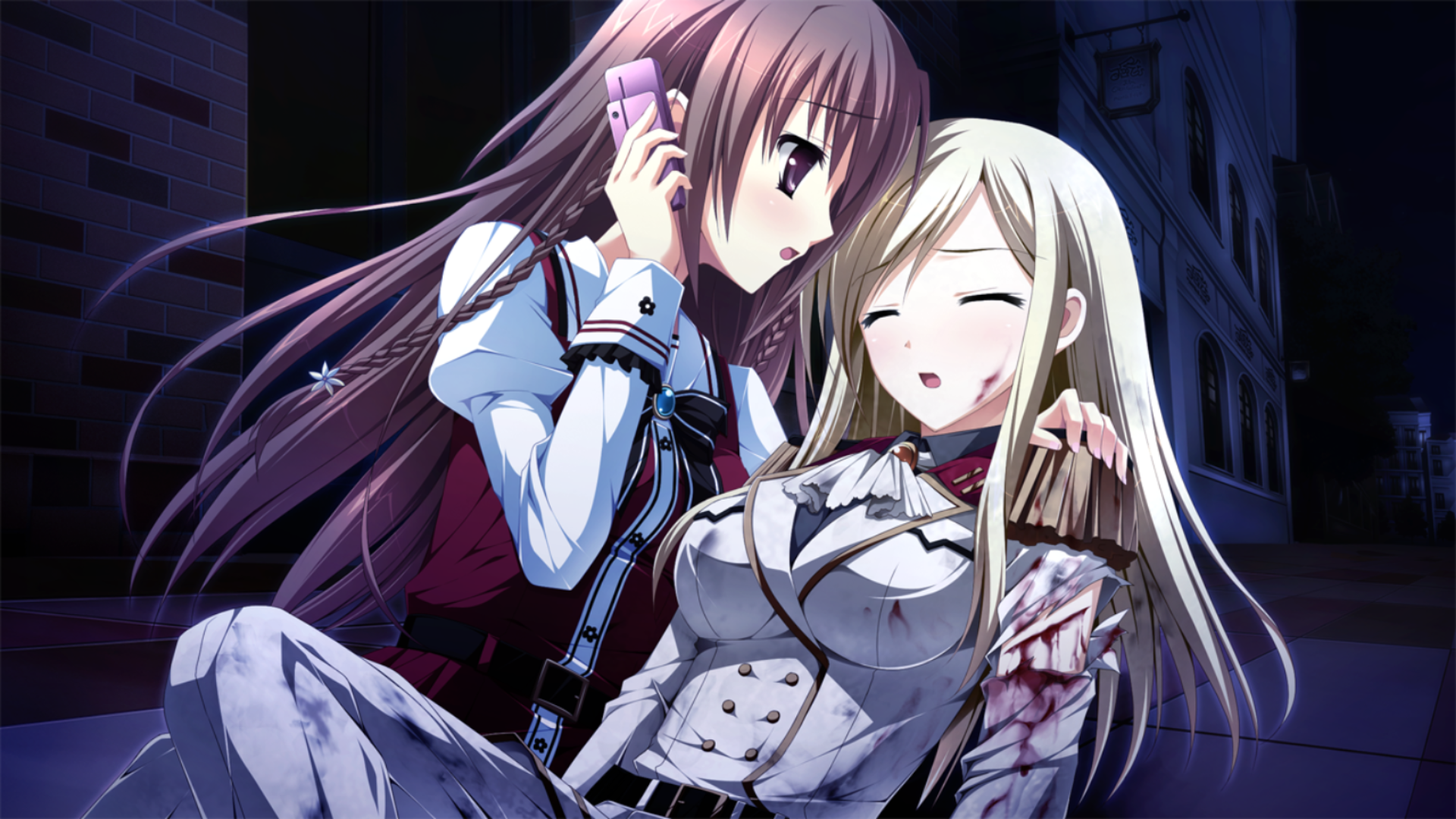 少女编织爱的画布cg收集