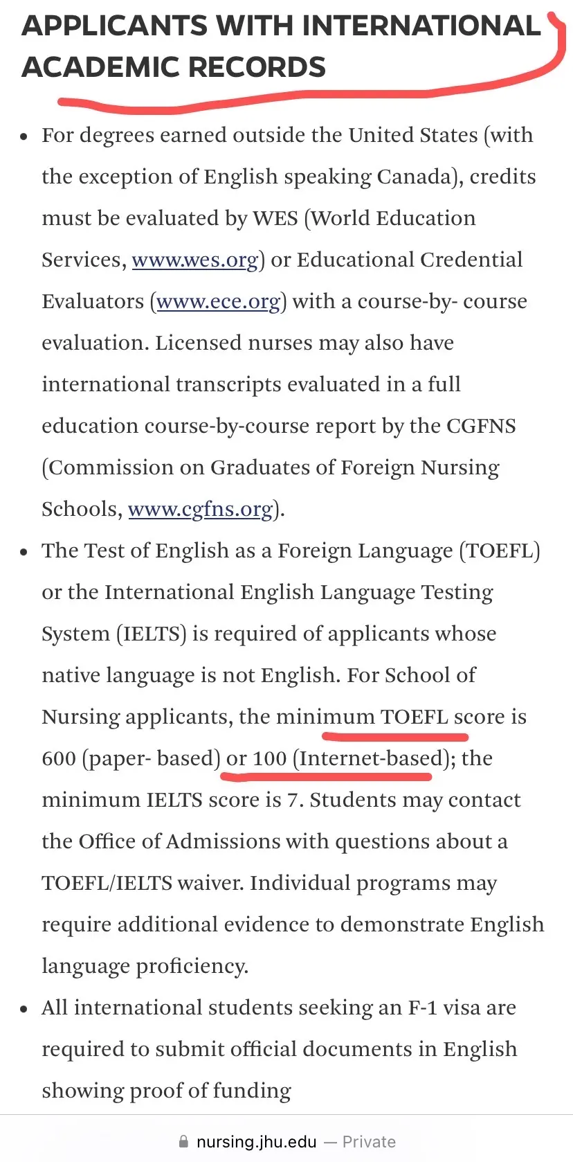 美国护理博士申请：如何查询哪个学校招国际学生？