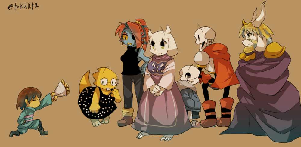 【undertale】传说之下精美人物图包(画师 徳浦@転载駄目篇)