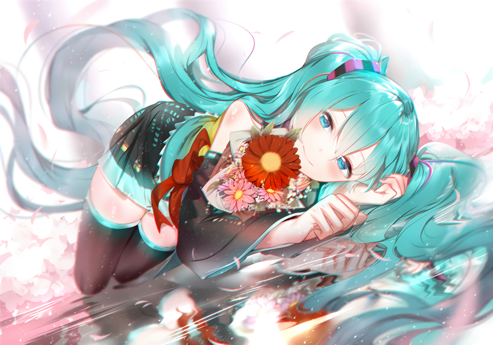 初音壁纸50p(七)(附图包链接)〔见到公主殿下还不下跪