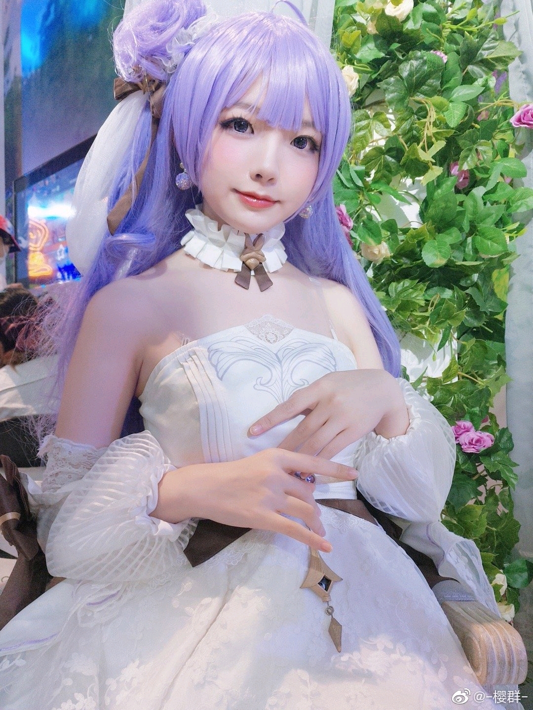 碧蓝航线独角兽花嫁cos6