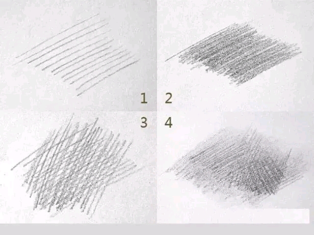 素描初学者必看——握笔排线