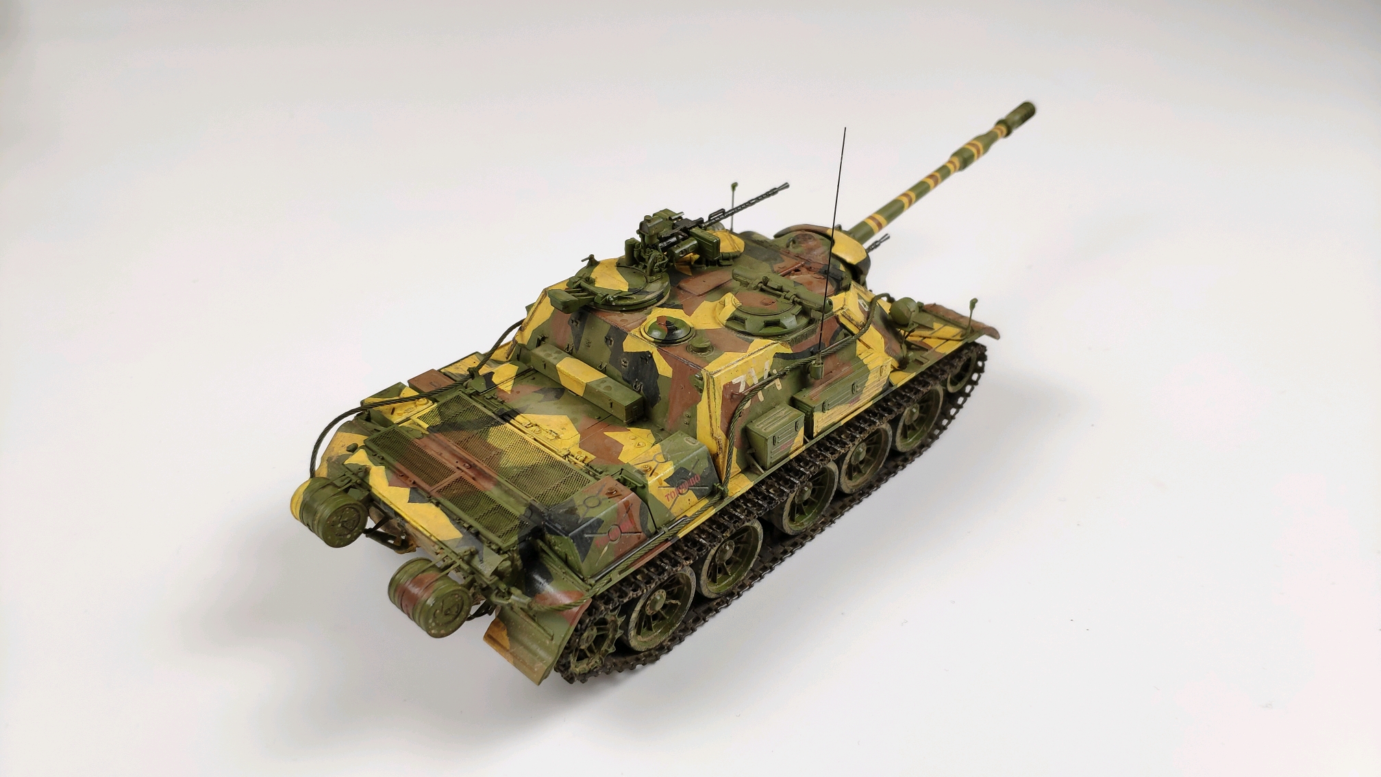 135苏联su12254坦克歼击车模型制作