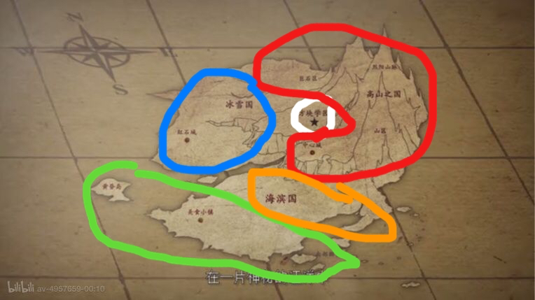 方块大陆行政划分
