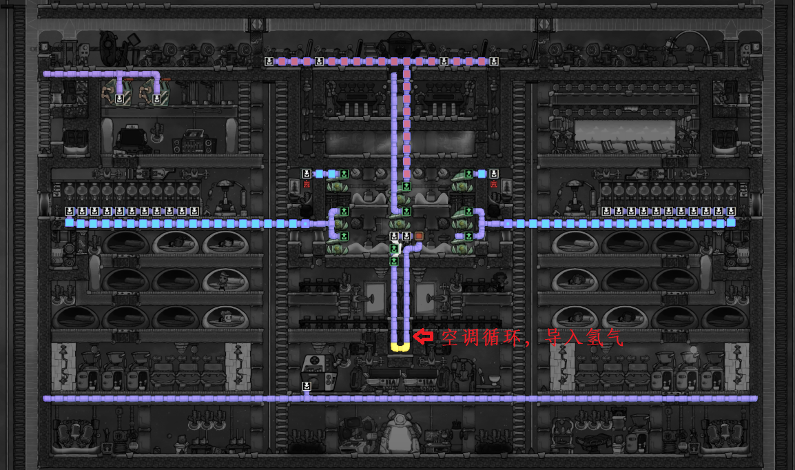 【缺氧】dlc,20人完美紧凑型基地布局, oxygennotincluded