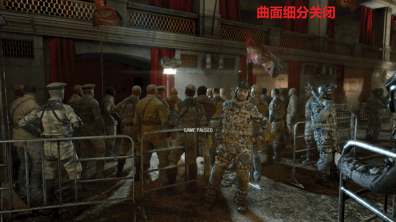 游戏中的特效曲面细分hdr与景深