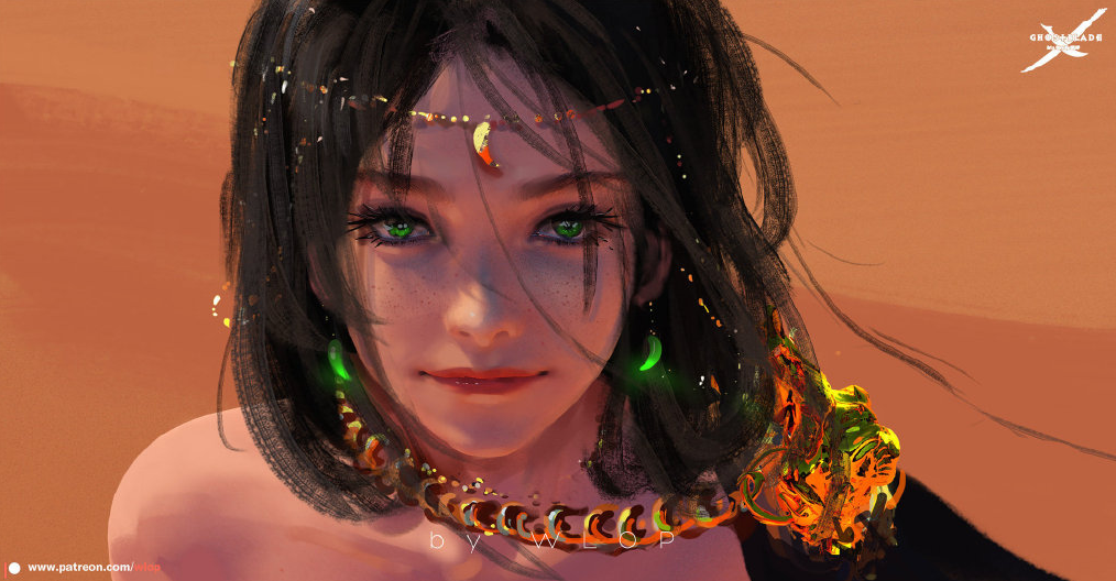 【鬼刀】wlop大佬的原画笔刷分享