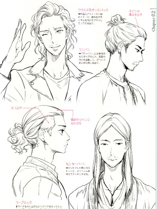 【绘画素材】最热动漫番~各种少年发型素材,这里都有!